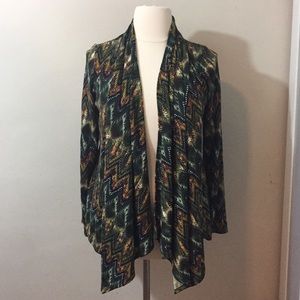 MOA USA Draped Lightweight Cardigan 3X